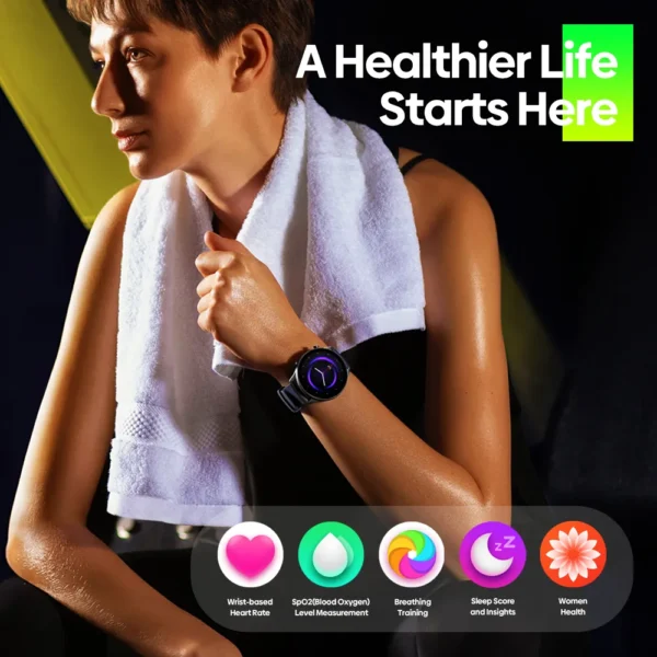 Zeblaze Btalk 2 Lite Bluetooth Calling Smart Watch - Image 2